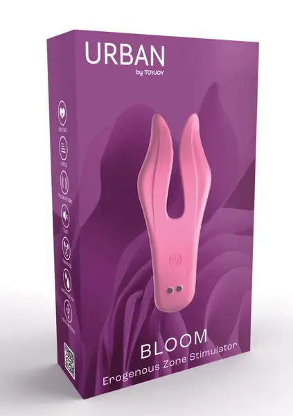 ToyJoy Bloom Erogenous Zone Stimulator Ergonomic Rechargeable Pink