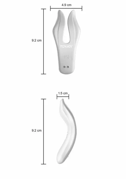 ToyJoy Bloom Erogenous Zone Stimulator Ergonomic Rechargeable Pink