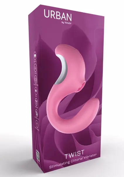ToyJoy Twist C-Shaped Intimate Vibrator by Twist - Ergonomic Precision Design