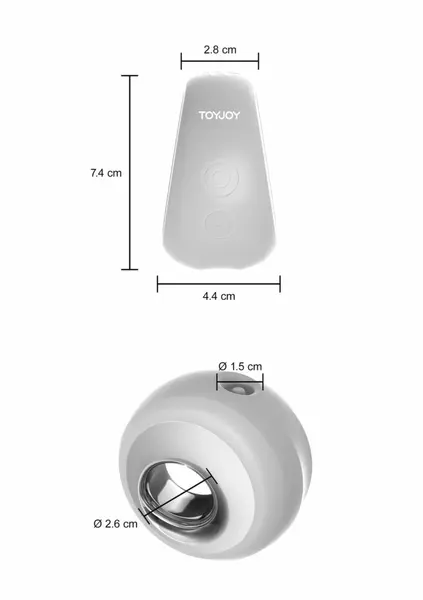 ToyJoy Verve Pulse Intimate Ring Stimulator for Women - Ergonomic Design