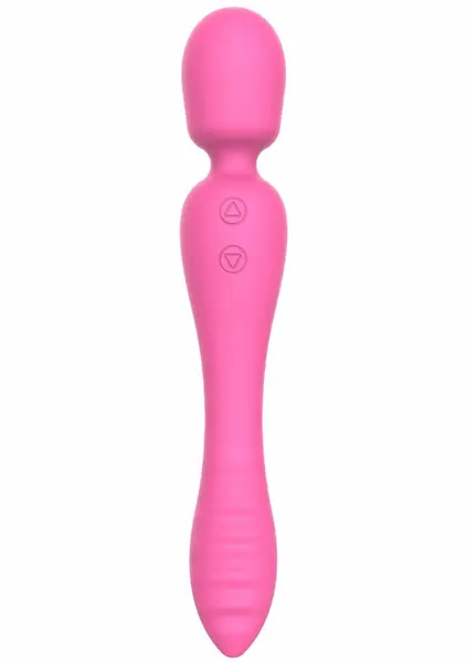 TOYJOY The Evermore 2-in-1 Massager Rechargeable Liquid Silicone Pink