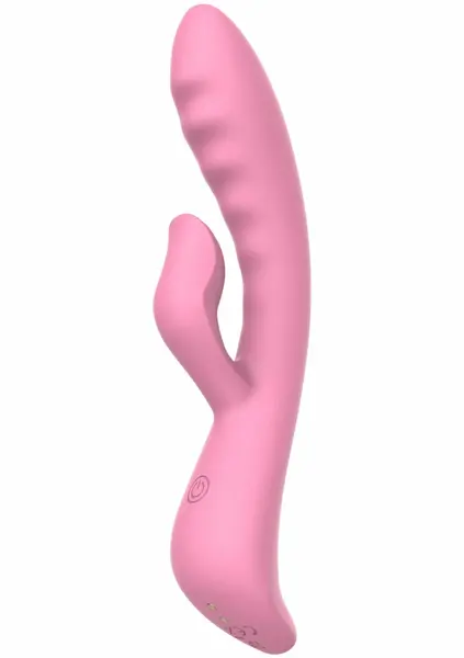 TOYJOY The Belle Rabbit Vibrator Pink Ergonomic Dual-Action Model