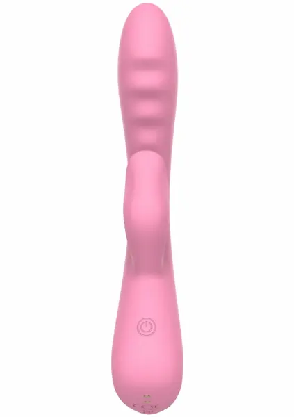 TOYJOY The Belle Rabbit Vibrator Pink Ergonomic Dual-Action Model