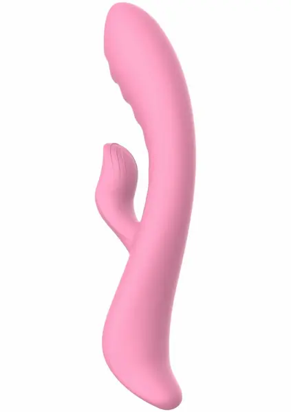 TOYJOY The Belle Rabbit Vibrator Pink Ergonomic Dual-Action Model
