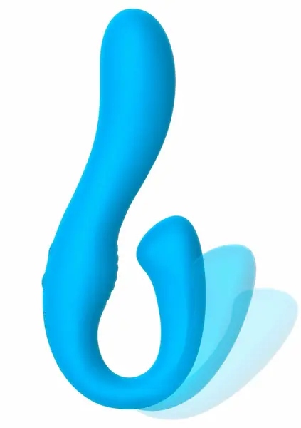 TOYJOY The Skyler Rabbit Vibrator Liquid Silicone Dual Motor Pink