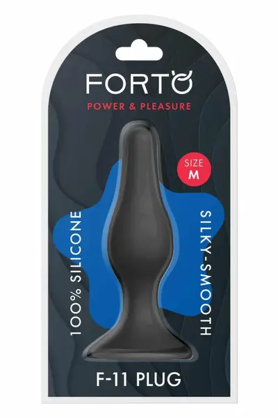 FORTO F-11 LUNGO Medium Black Premium Silicone Model
