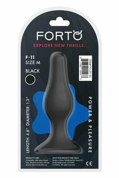 FORTO F-11 LUNGO Medium Black Premium Silicone Model