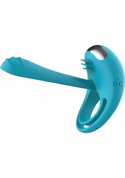 ToyJoy Passionate Joy Stick C-Ring Dual Motor Silicone Black