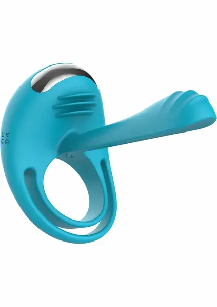 ToyJoy Passionate Joy Stick C-Ring Dual Motor Silicone Black