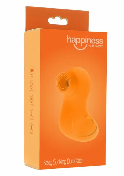 TOYJOY Sexy Sucking Duckface Intimate Pulsation Stimulator Pink Compact