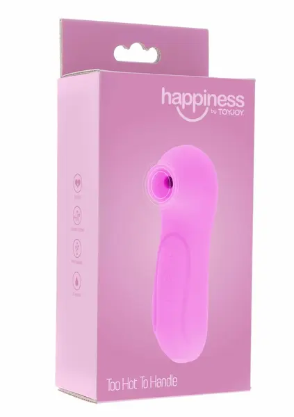 TOYJOY Too Hot To Handle Compact Pulsating Intimate Stimulator Pink