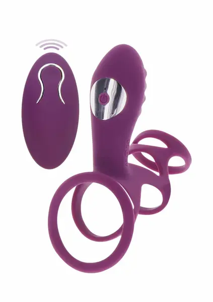 ToyJoy Halo Halo C-Ring Sleeve Intimate Silicone Ring Vibrating Black