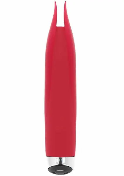 ToyJoy SMILE Light My Fire Vibrator USB Silicone Dual-Tip Pink 8713221821577