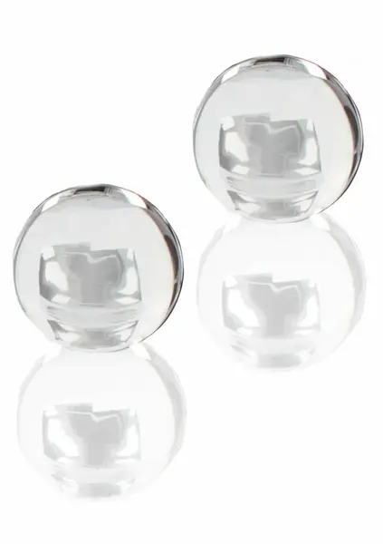 TOYJOY GLASS WORXX Pearl Drops Weighted Kegel Training Balls Glass