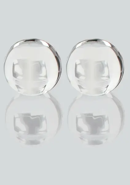 TOYJOY GLASS WORXX Pearl Drops Weighted Kegel Training Balls Glass