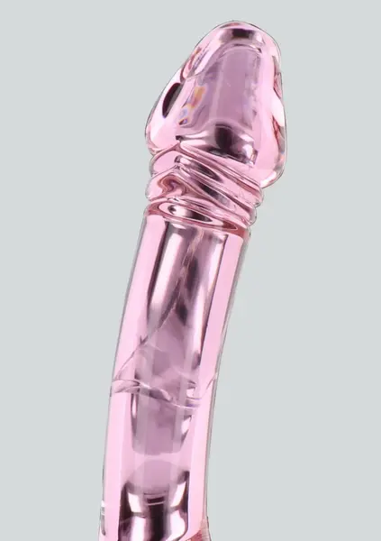 TOYJOY GLASS WORXX Dual-Ended Rhinestone Wand Pink Glass 21 cm