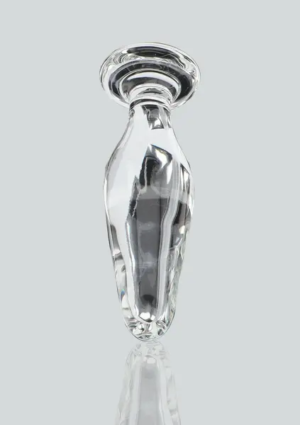TOYJOY GLASS WORXX Star Sparkler - Glass Plug, Tapered, Clear