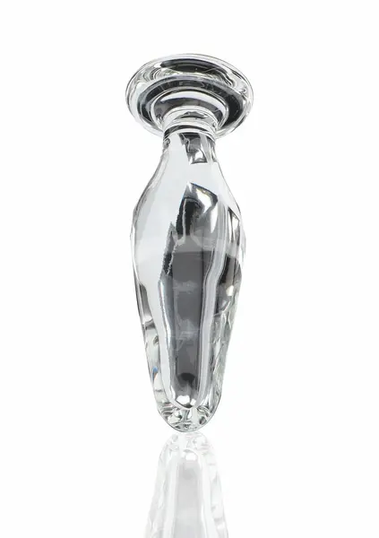 TOYJOY GLASS WORXX Star Sparkler - Glass Plug, Tapered, Clear