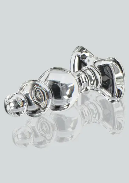 TOYJOY GLASS WORXX Crystal Anal Jewel - Glass Plug with Flared Base