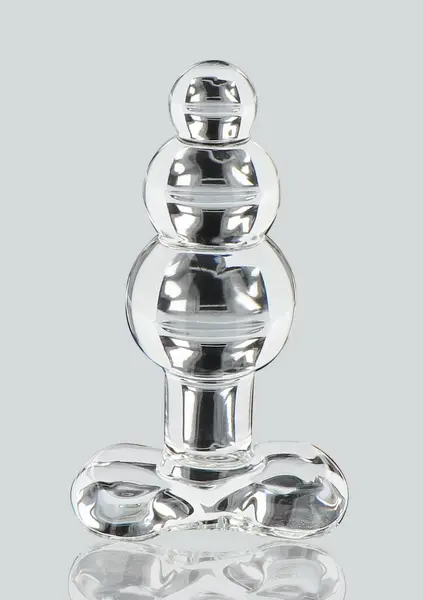 TOYJOY GLASS WORXX Crystal Anal Jewel - Glass Plug with Flared Base
