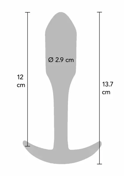 ToyJoy Smooth Anal Plug XLarge Silicone Body-Safe 13.7cm Black