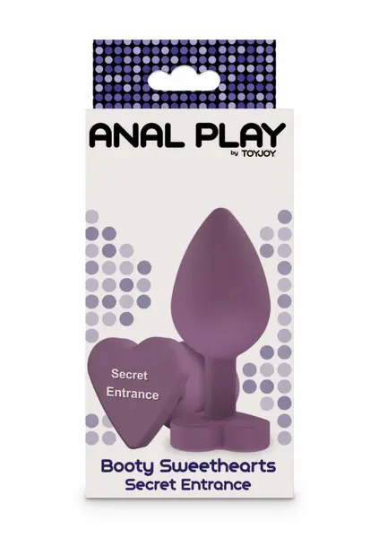 ToyJoy Booty Sweethearts Secret Entrance Silicone Plug Pink