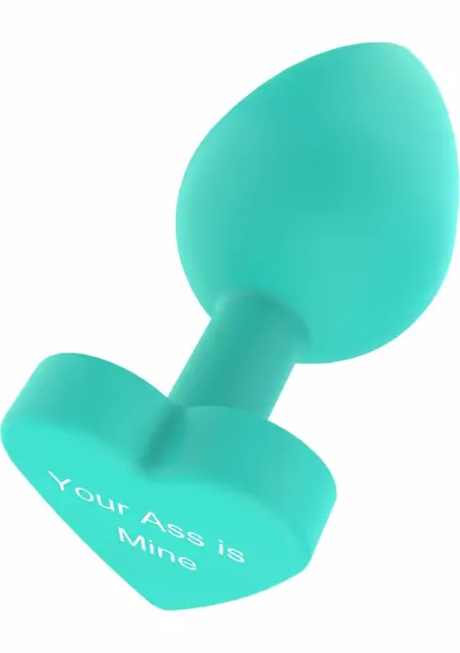 ToyJoy Booty Sweethearts Silicone Plug Heart Base Black Medium