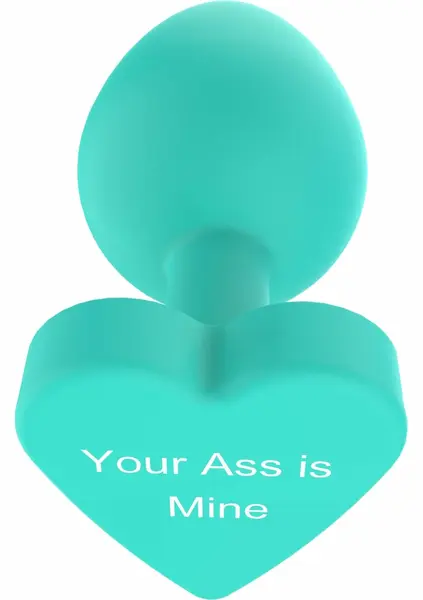 ToyJoy Booty Sweethearts Silicone Plug Heart Base Black Medium