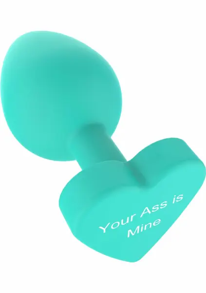 ToyJoy Booty Sweethearts Silicone Plug Heart Base Black Medium