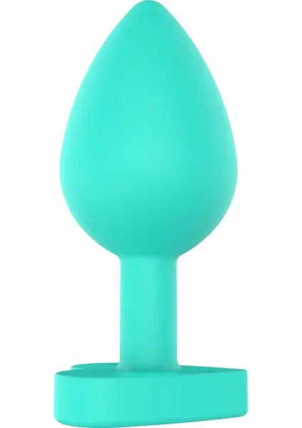 ToyJoy Booty Sweethearts Silicone Plug Heart Base Black Medium