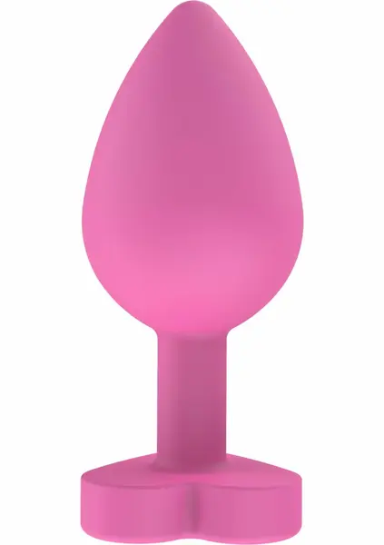 ToyJoy Booty Sweethearts Silicone Plug Heart Base Let's F*ck Black