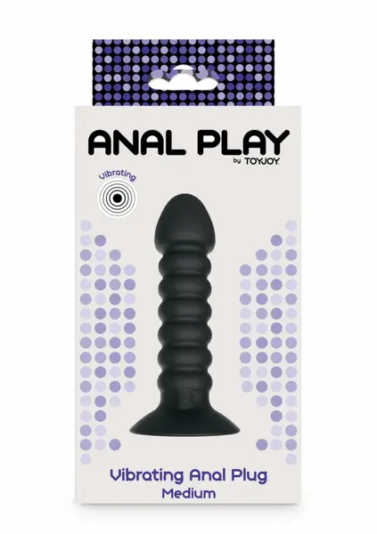ToyJoy Vibrating Anal Plug Medium Silicone 11cm - Multispeed System