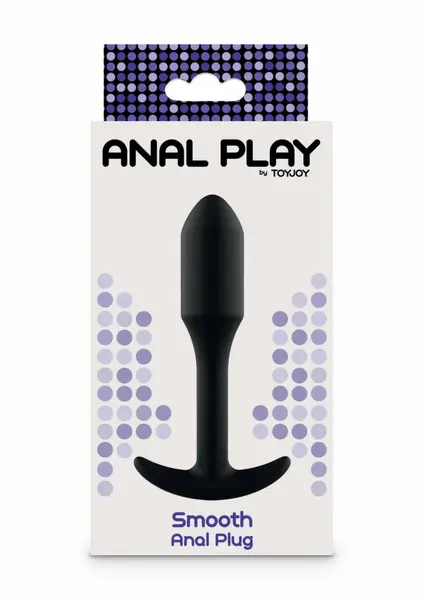 ToyJoy Smooth Anal Plug Small Silicone 9.7cm by Dream Toys - Beginner Size