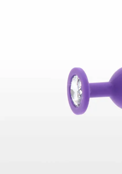 TOYJOY Diamond Booty Jewel Medium Silicone Plug with Gemstone Accent