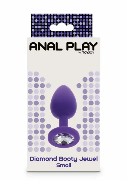 TOYJOY Diamond Booty Jewel Small Silicone Plug with Gemstone Accent