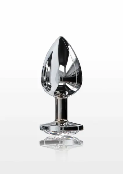 TOYJOY Starlight Booty Jewel Large Aluminum Plug with Gem Accent