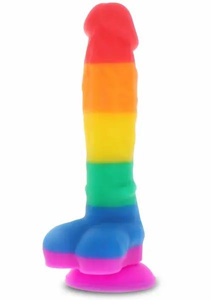TOYJOY Rainbow Lover 18 cm Silicone Model - Multicolor Pride Edition