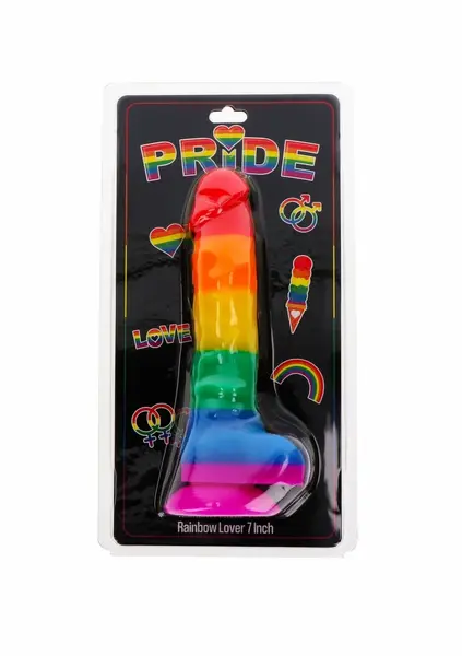 TOYJOY Rainbow Lover 18 cm Silicone Model - Multicolor Pride Edition