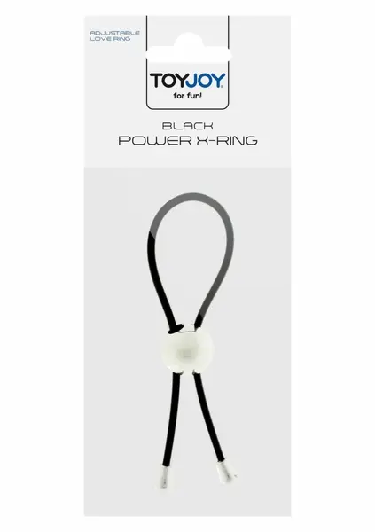 TOYJOY Power X Ring Adjustable Intimate Support PVC Black