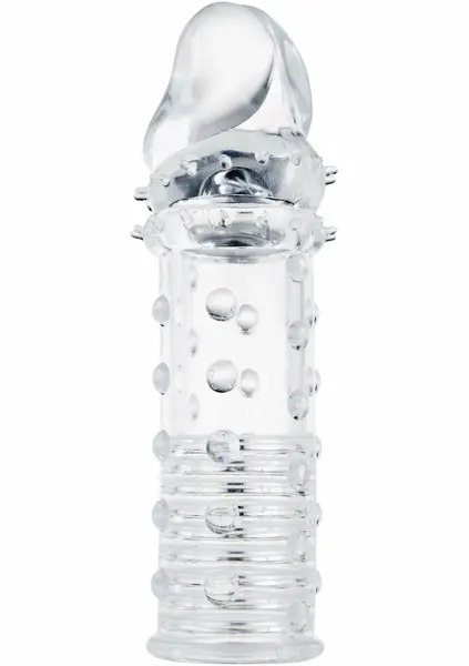 TOYJOY Power Stud Sleeve Transparent TPE Intimate Extension Cover