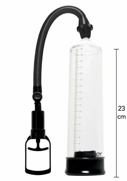 ToyJoy Power Pump Vacuum Enhancement System with Pressure Gauge Black