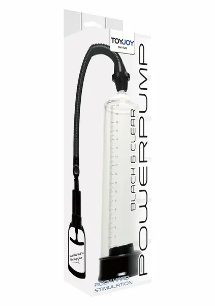 ToyJoy Power Pump Vacuum Enhancement System with Pressure Gauge Black