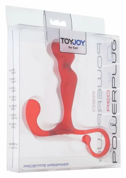 ToyJoy Power Plug Prostate Massager Black Silicone Ergonomic Design 8713221338921
