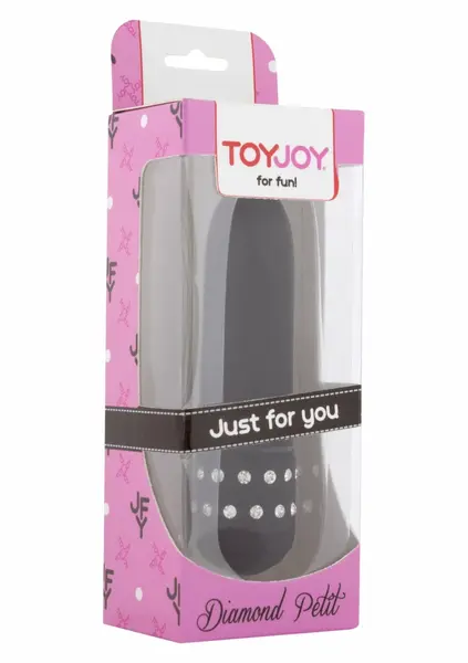 ToyJoy DIAMOND Petit Vibrator Compact Design with Rhinestone Detail 12cm