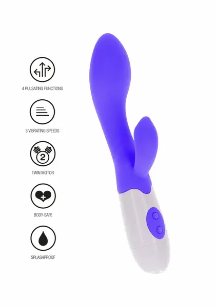 ToyJoy Funky Lover Vibrator Silicone Multi-Speed Pink 8713221828675