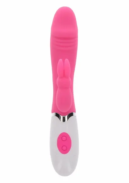 ToyJoy Funky Rabbit Vibrator Silicone Multi-Mode Splashproof Pink