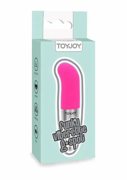 ToyJoy Viberette G-Spot Compact Intimate Massager Pink 13 cm