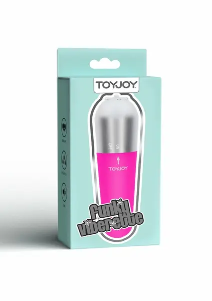 ToyJoy Funky Viberette Mini Massager Pink Compact Design 8713221320254