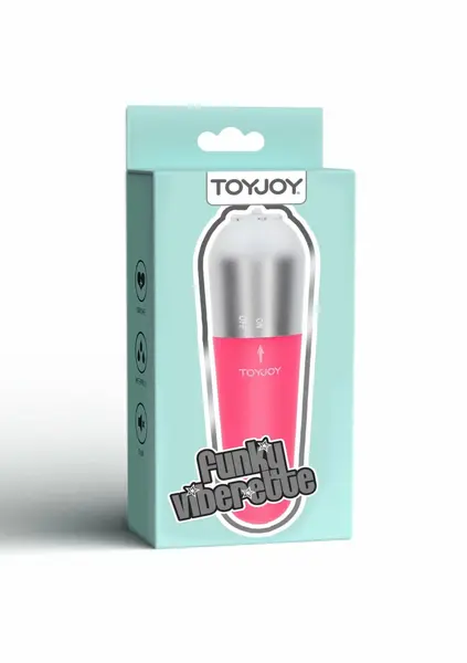 ToyJoy Funky Viberette Mini Vibrating Device Pink Compact Design