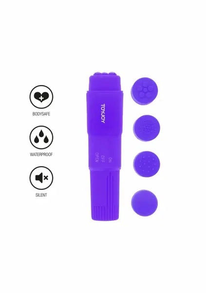 ToyJoy Funky Massager Compact Intimate Wellness Device Pink 8713221188038